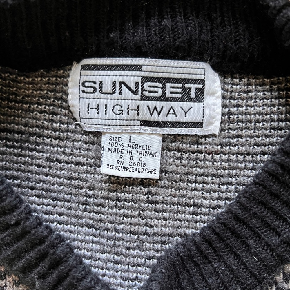 Vintage Sunset Highway Sweater